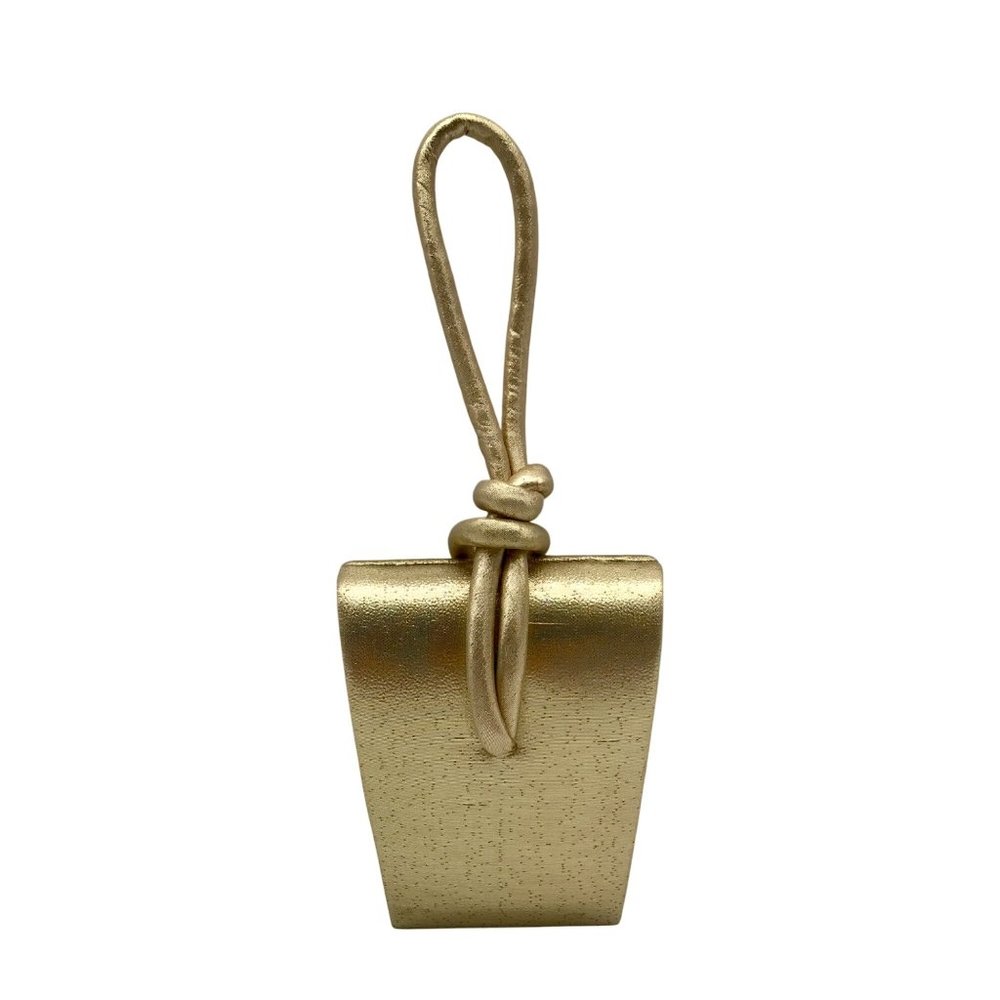 La Regale Gold Sheer Fabric Wristlet